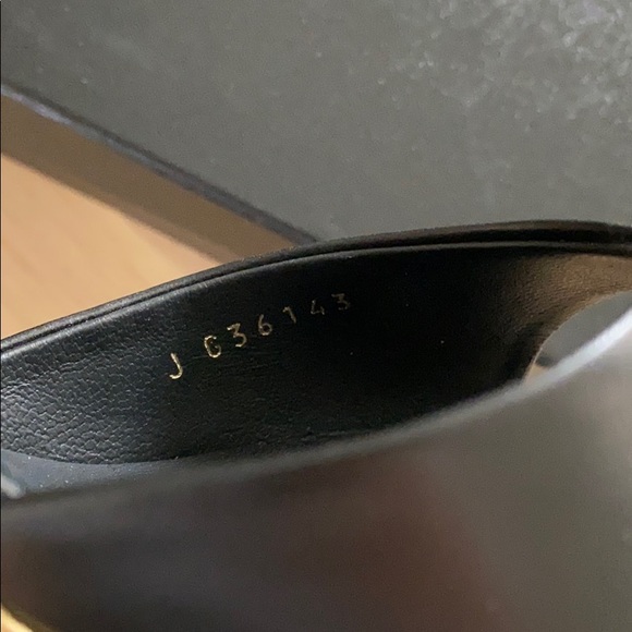 Chanel "Crystal Clear" Wedge Black Lambskin 38.5 - Picture 6 of 15